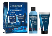 Compliment Подарочный набор Intense (Гель-шампунь для волос 2в1 250мл+Гель для умывания 150мл)№1930