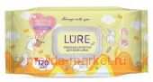 LURE Влажные салфетки для всей семьи с крышкой 120 шт