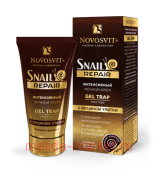 NOVOSVIT SNAIL REPAIR ИНТЕНСИВНЫЙ НОЧНОЙ КРЕМ GEL TRAP С МУЦИНОМ УЛИТКИ 50МЛ