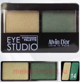 Alvin D`or Тени для век двойные Eye Studio тон 14 AES14