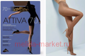 Колготки женские Omsа Attiva 70 den 2 Nero
