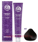 CD Крем-краска для волос с витамином С 4/67 средне-коричневый шоколадно-медный 100 мл