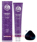 CD Крем-краска для волос с витамином C 1/1 чёрный сандре 100 мл