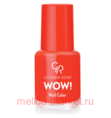 Golden Rose Лак WOW mini 6мл т.38 оранж-красный мат