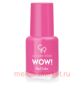 Golden Rose Лак WOW mini 6мл т.23 мал-розовый мат