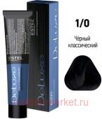 ESTEL DE LUXE 1/0 Краска-уход черный классический