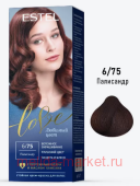 ESTEL Love Стойкая Крем-краска для волос тон 6/75 Палисандр