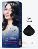 ESTEL Love Стойкая Крем-краска для волос тон 1/0 Черный 50 мл