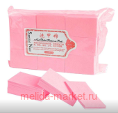 Салфетки безворсовые для маникюра розовый 1000 шт