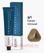 ESTEL PRINCESS ESSEX Крем-краска тон 9/1 блондин пепельный/ серебро