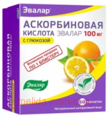 ЭВАЛАР Аскорбиновая кислота 100 мг №60 таблетки