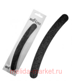 Белита Пилка для ногтей наждачная на блистере бумеранг цвет черный 18*2см Арт.0-6