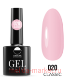 LunaLine Гель-лак для ногтей New Classic тон 020 морская роза 8 мл