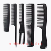 Белита Расческа в наборе на блистере цвет черный 5 штук Арт.1-88