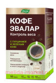 ЭВАЛАР Кофе Контроль веса № саше-пакет массой 10 гр