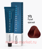 ESTEL PRINCESS ESSEX Крем-краска тон 7/5 средне-русый красный