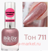Alvin D`or Лак для ногтей Holographic тон 711 фруктовый сахар 15мл
