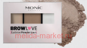 Корея Monic Beauty Тени для бровей Brow Love 02 Soft Brown