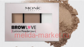 Корея Monic Beauty Тени для бровей Brow Love тон 01 Warm Blonde