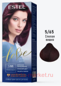 ESTEL Love Стойкая Крем-краска для волос тон 5/65 Спелая вишня