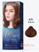 ESTEL Love Стойкая Крем-краска для волос тон 6/4 Каштан 50 мл