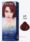 ESTEL Love Стойкая Крем-краска для волос тон 6/5 Бордо 50 мл