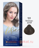 ESTEL Love Стойкая Крем-краска для волос тон 7/1 Пепельно-русый