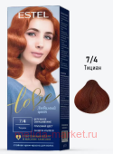 ESTEL Love Стойкая Крем-краска для волос тон 7/4 Тициан