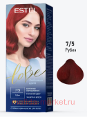 ESTEL Love Стойкая Крем-краска для волос тон 7/5 Рубин 50 мл
