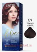 ESTEL Love Стойкая Крем-краска для волос тон 5/5 Красное дерево
